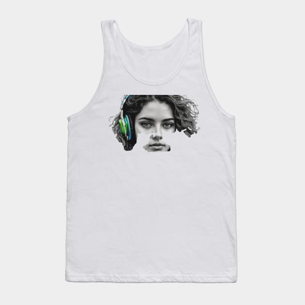 music and women Tank Top by TrvlAstral